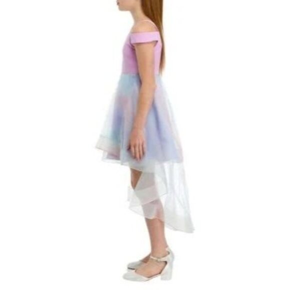 Rare Editions NWT Cold-Shoulder Dress Size 14 - Picture 2 of 5